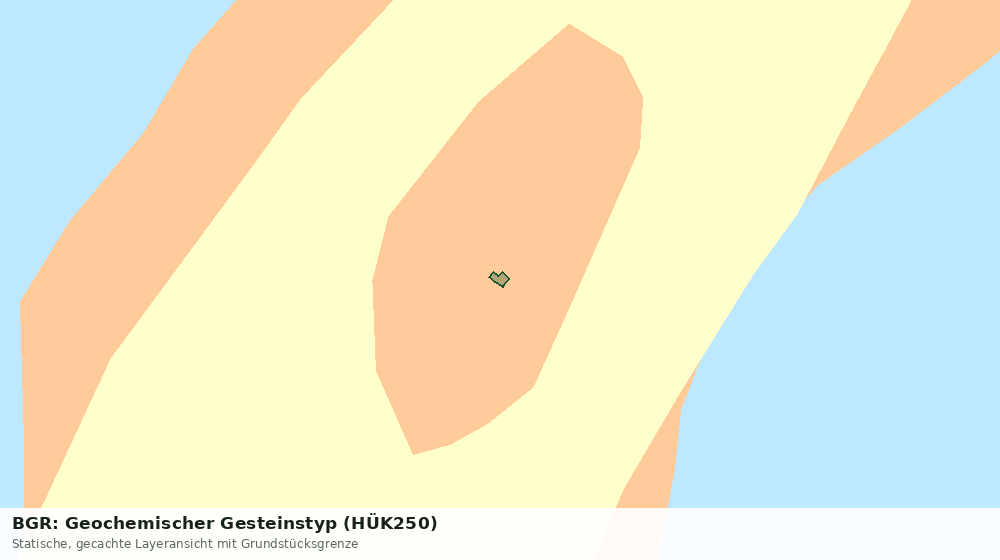 Statische Kartenansicht: BGR: Geochemischer Gesteinstyp (HÜK250)