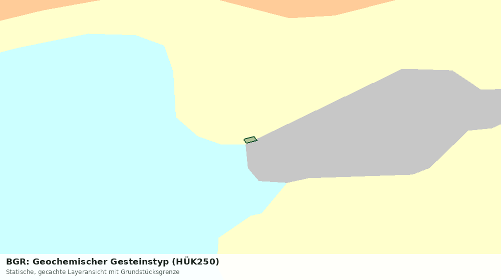 Statische Kartenansicht: BGR: Geochemischer Gesteinstyp (HÜK250)
