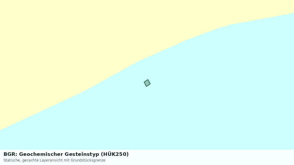 Statische Kartenansicht: BGR: Geochemischer Gesteinstyp (HÜK250)