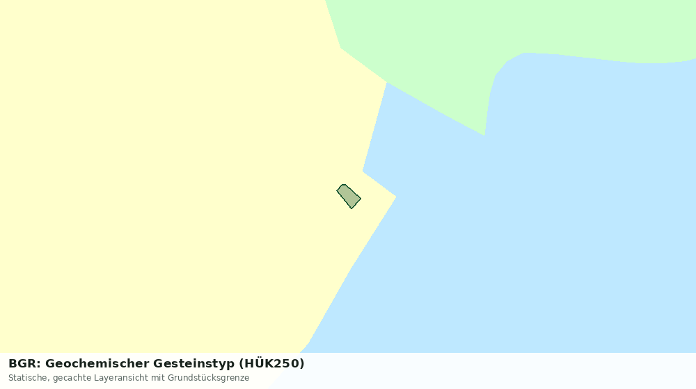 Statische Kartenansicht: BGR: Geochemischer Gesteinstyp (HÜK250)
