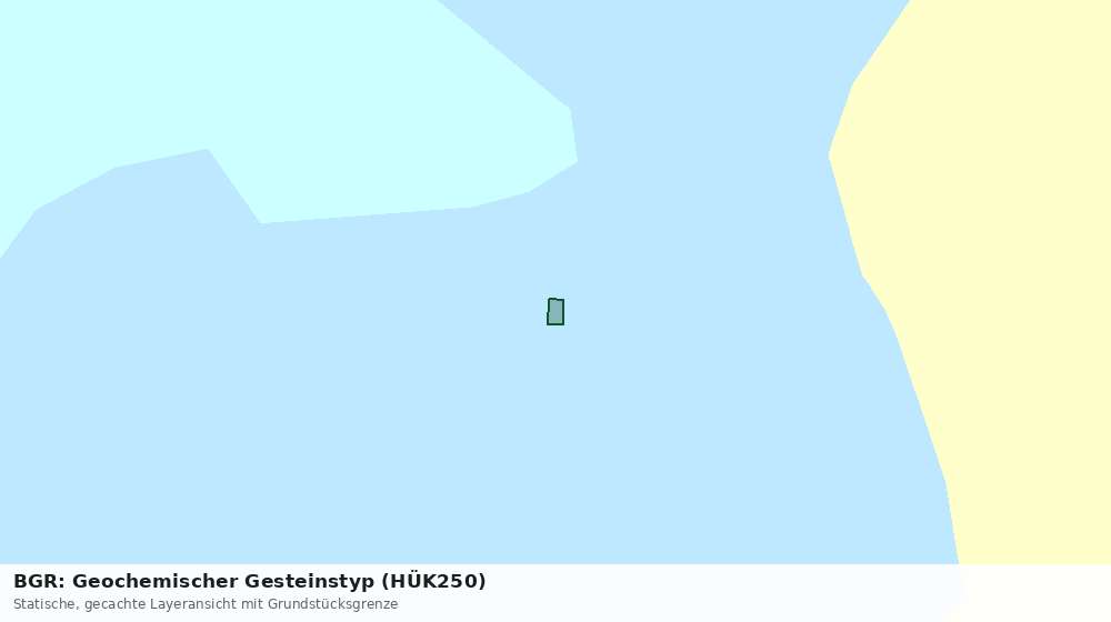 Statische Kartenansicht: BGR: Geochemischer Gesteinstyp (HÜK250)