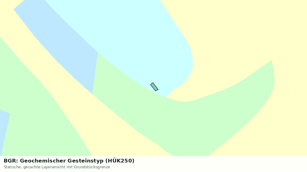 Statische Kartenansicht: BGR: Geochemischer Gesteinstyp (HÜK250)