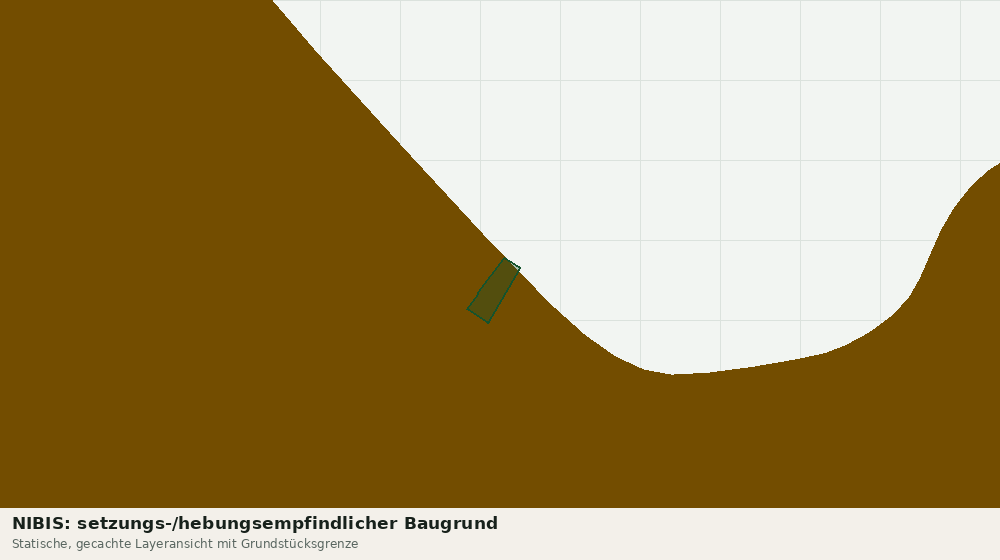 Statische Kartenansicht: NIBIS: setzungs-/hebungsempfindlicher Baugrund