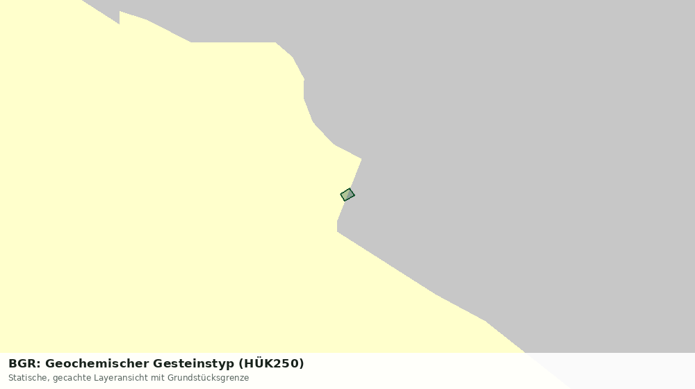 Statische Kartenansicht: BGR: Geochemischer Gesteinstyp (HÜK250)