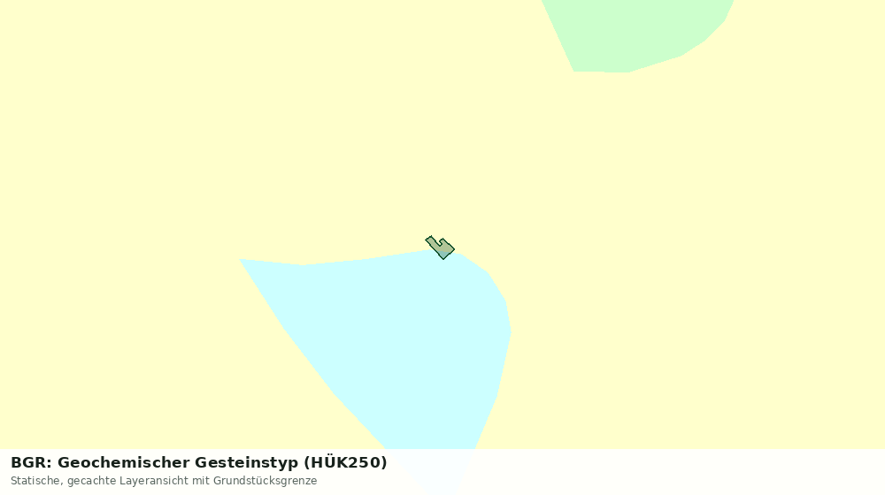 Statische Kartenansicht: BGR: Geochemischer Gesteinstyp (HÜK250)