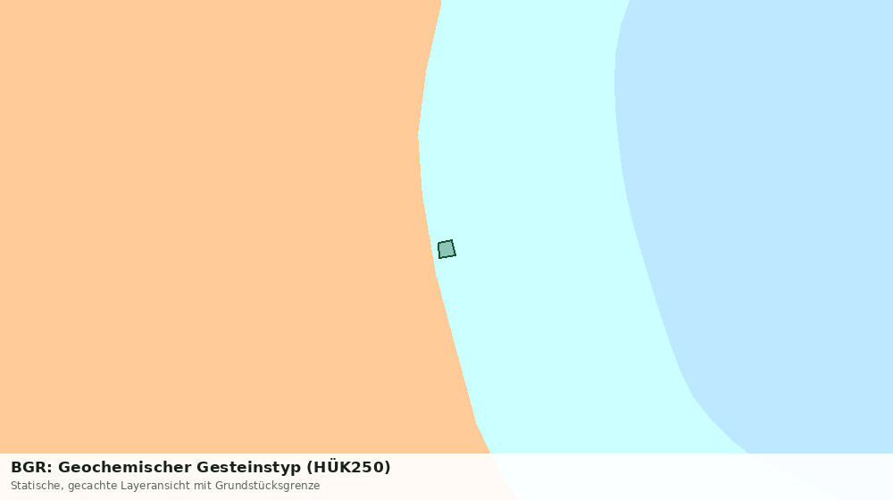 Statische Kartenansicht: BGR: Geochemischer Gesteinstyp (HÜK250)