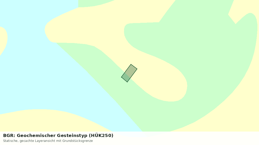 Statische Kartenansicht: BGR: Geochemischer Gesteinstyp (HÜK250)