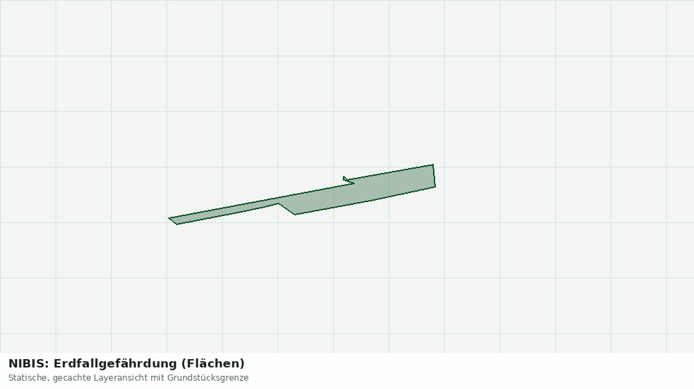Statische Kartenansicht: NIBIS: Erdfallgefährdung (Flächen)