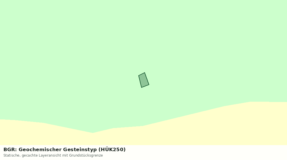 Statische Kartenansicht: BGR: Geochemischer Gesteinstyp (HÜK250)