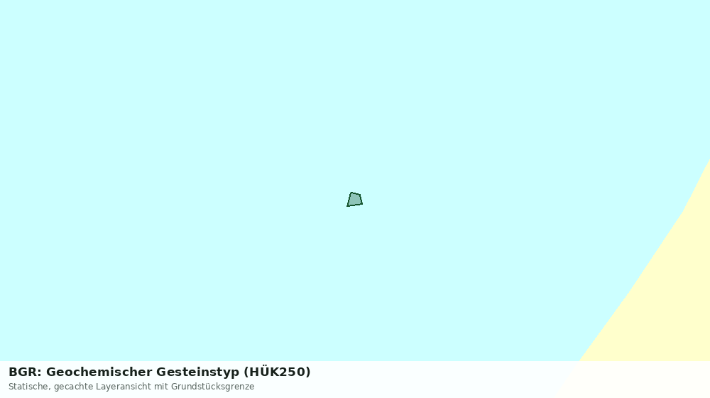 Statische Kartenansicht: BGR: Geochemischer Gesteinstyp (HÜK250)