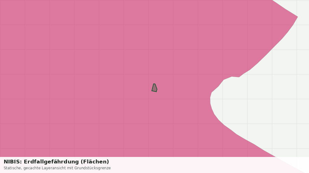 Statische Kartenansicht: NIBIS: Erdfallgefährdung (Flächen)