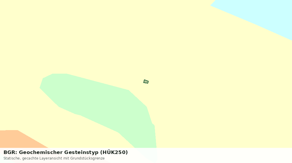 Statische Kartenansicht: BGR: Geochemischer Gesteinstyp (HÜK250)