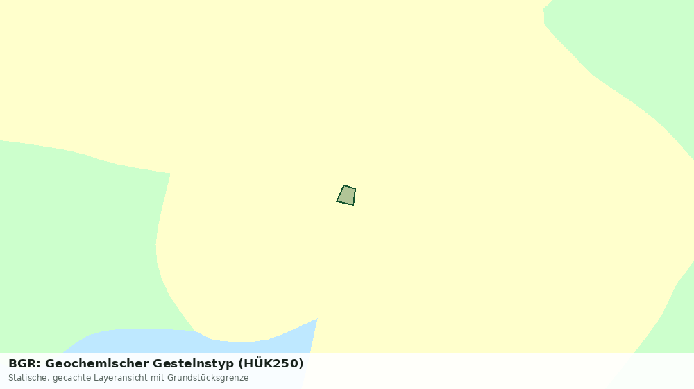 Statische Kartenansicht: BGR: Geochemischer Gesteinstyp (HÜK250)