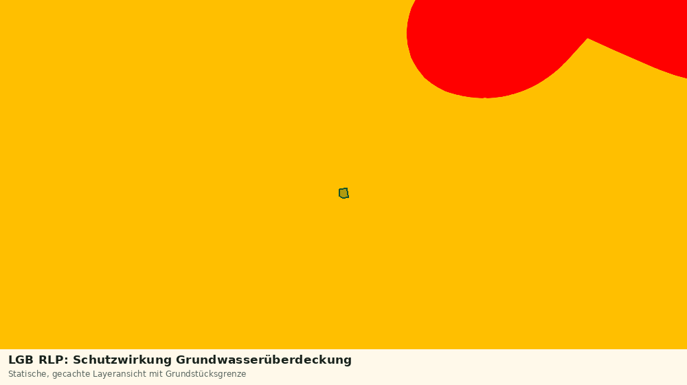 Statische Kartenansicht: LGB RLP: Schutzwirkung Grundwasserüberdeckung