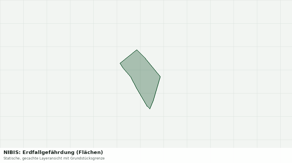 Statische Kartenansicht: NIBIS: Erdfallgefährdung (Flächen)
