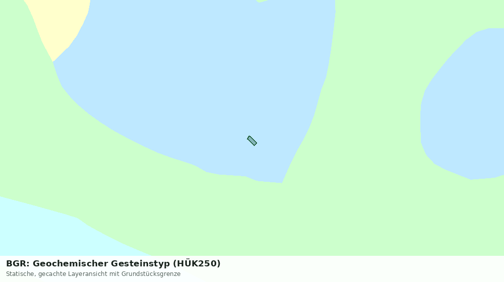 Statische Kartenansicht: BGR: Geochemischer Gesteinstyp (HÜK250)