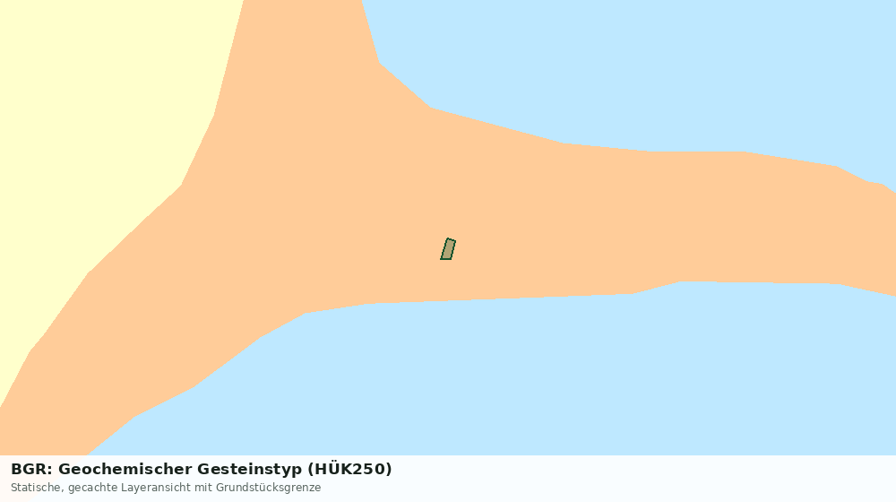 Statische Kartenansicht: BGR: Geochemischer Gesteinstyp (HÜK250)