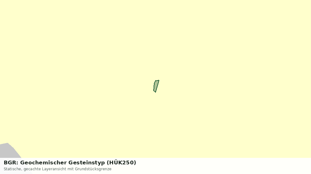 Statische Kartenansicht: BGR: Geochemischer Gesteinstyp (HÜK250)