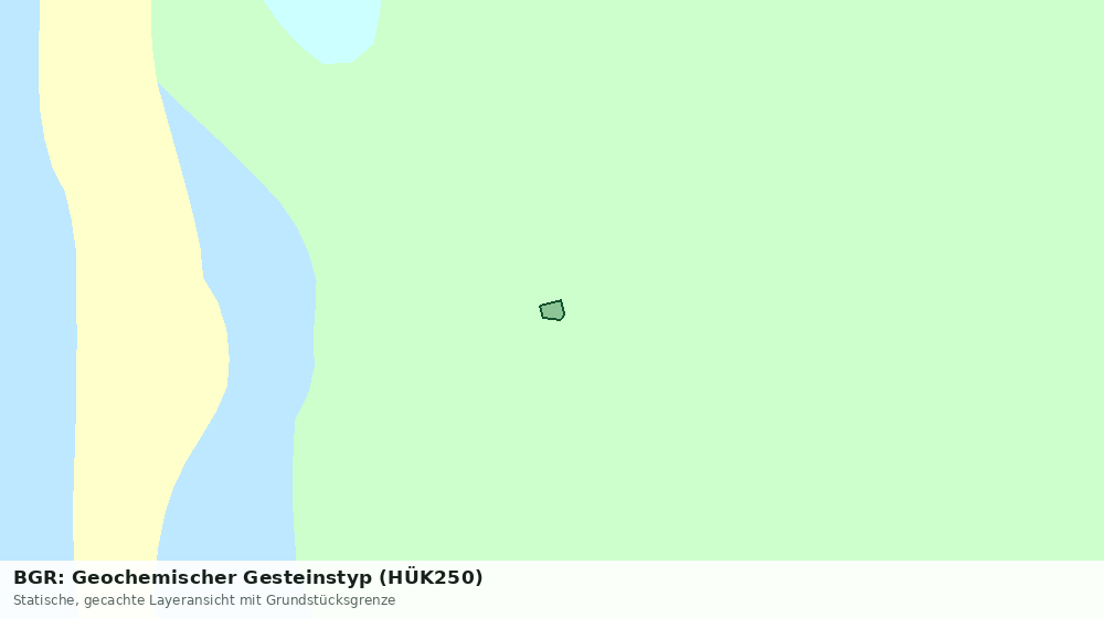 Statische Kartenansicht: BGR: Geochemischer Gesteinstyp (HÜK250)