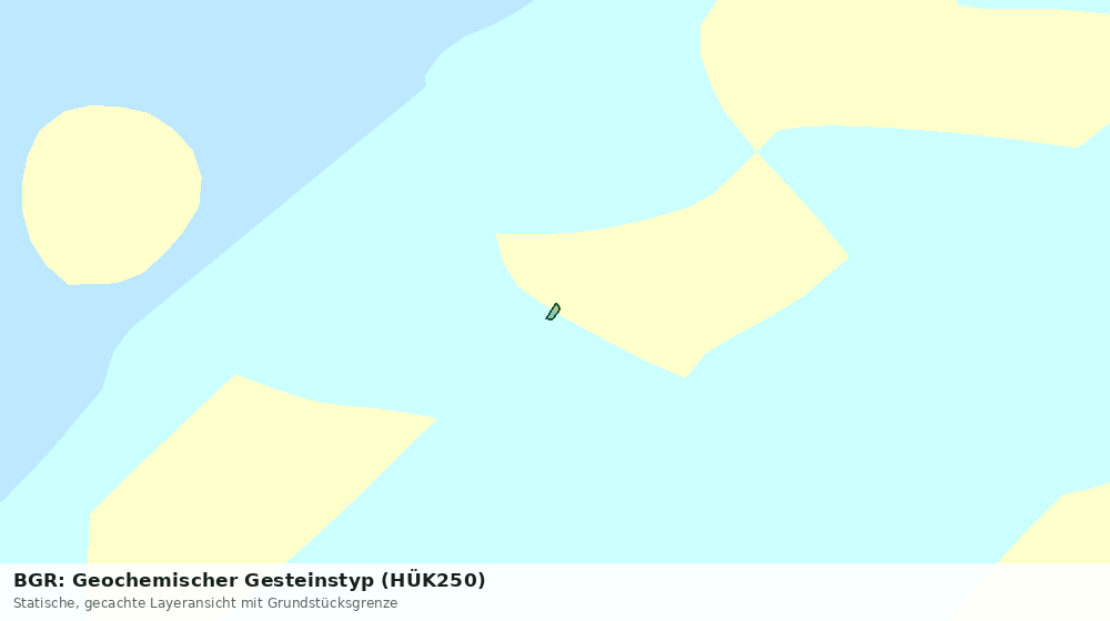 Statische Kartenansicht: BGR: Geochemischer Gesteinstyp (HÜK250)