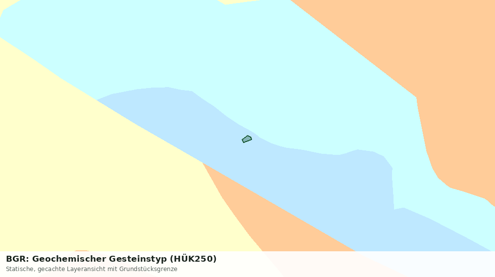 Statische Kartenansicht: BGR: Geochemischer Gesteinstyp (HÜK250)