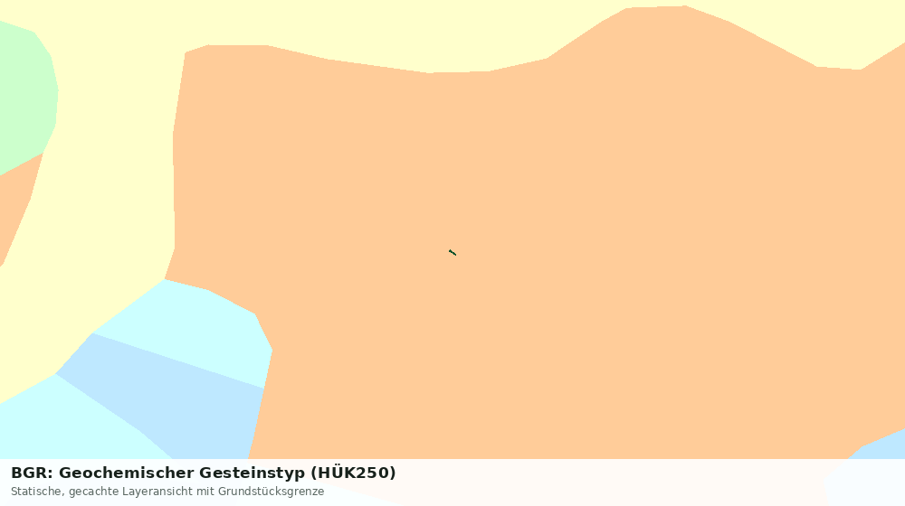 Statische Kartenansicht: BGR: Geochemischer Gesteinstyp (HÜK250)