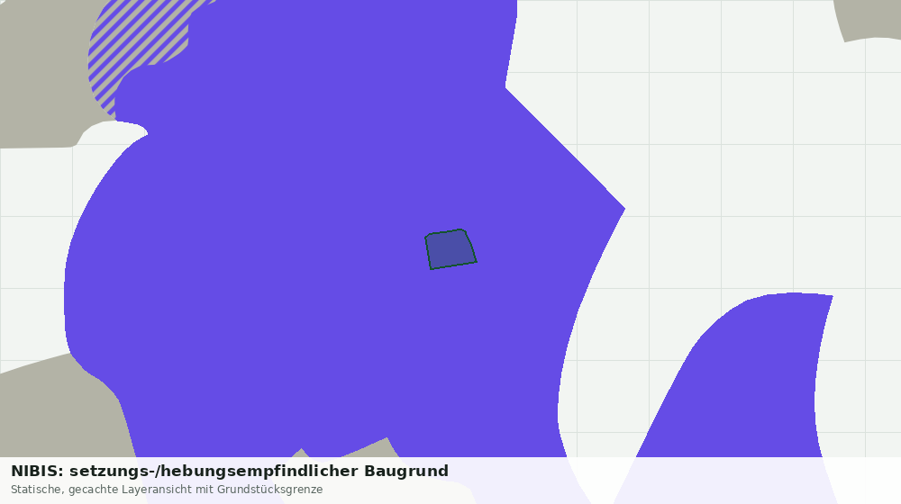 Statische Kartenansicht: NIBIS: setzungs-/hebungsempfindlicher Baugrund