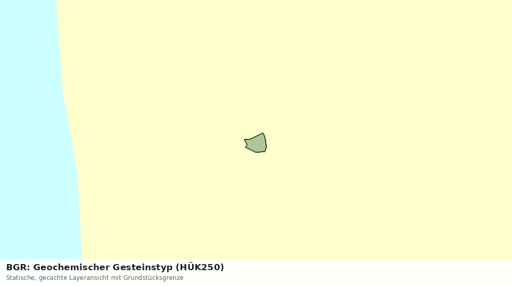 Statische Kartenansicht: BGR: Geochemischer Gesteinstyp (HÜK250)