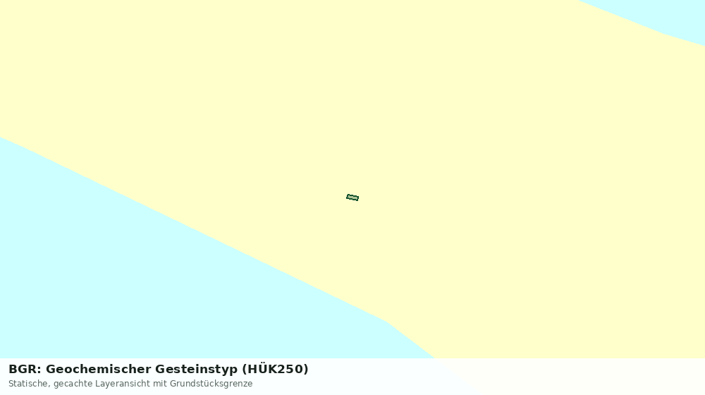 Statische Kartenansicht: BGR: Geochemischer Gesteinstyp (HÜK250)