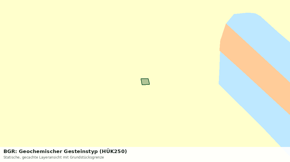 Statische Kartenansicht: BGR: Geochemischer Gesteinstyp (HÜK250)