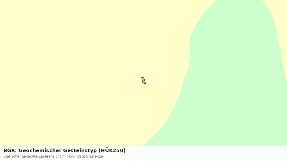 Statische Kartenansicht: BGR: Geochemischer Gesteinstyp (HÜK250)