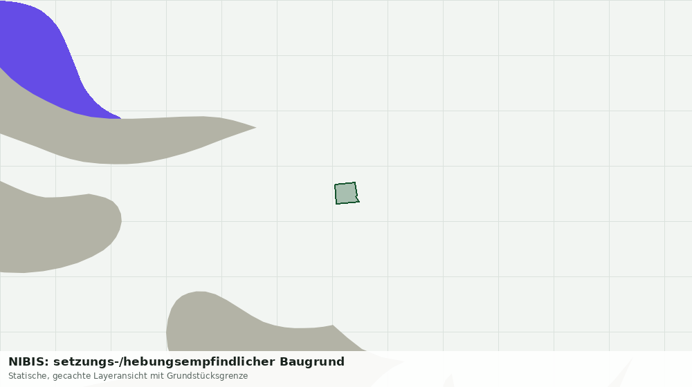 Statische Kartenansicht: NIBIS: setzungs-/hebungsempfindlicher Baugrund