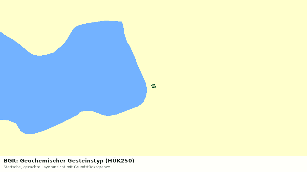 Statische Kartenansicht: BGR: Geochemischer Gesteinstyp (HÜK250)
