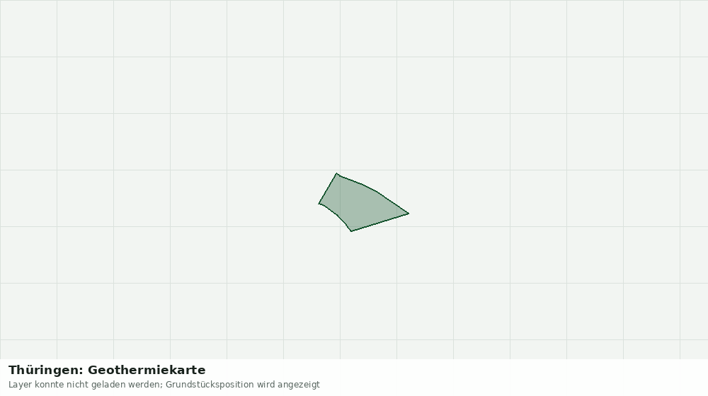 Statische Kartenansicht: Thüringen: Geothermiekarte