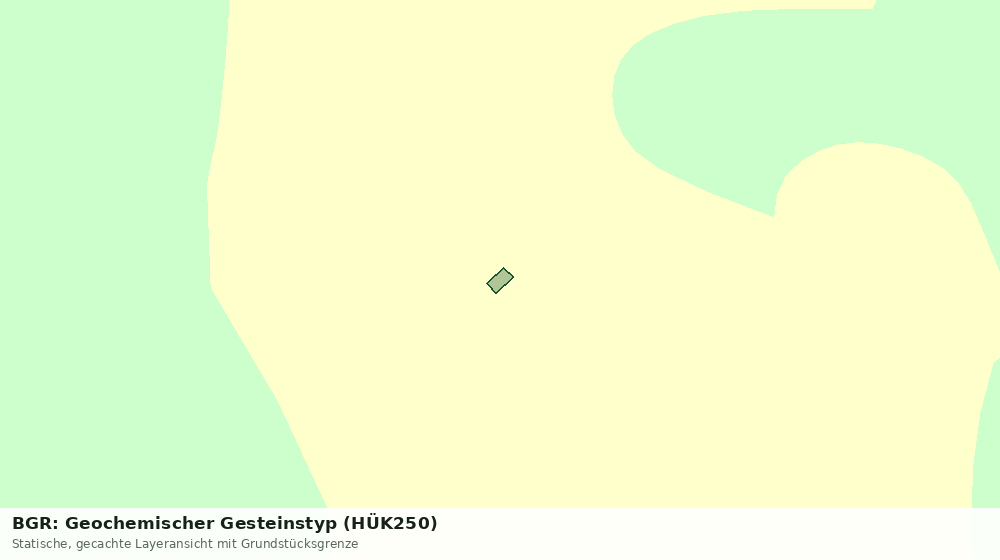 Statische Kartenansicht: BGR: Geochemischer Gesteinstyp (HÜK250)