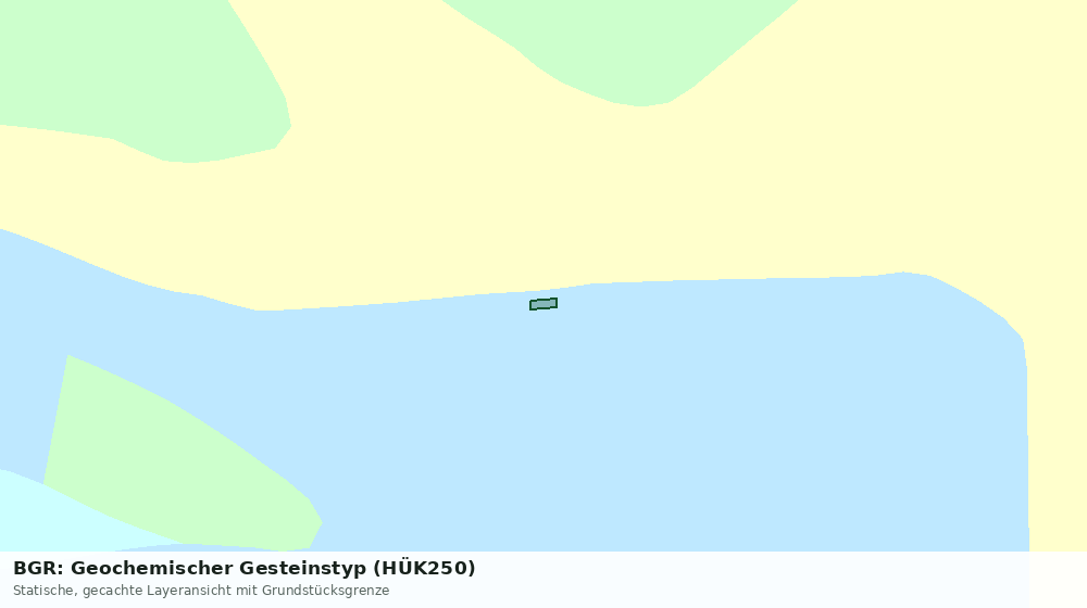 Statische Kartenansicht: BGR: Geochemischer Gesteinstyp (HÜK250)