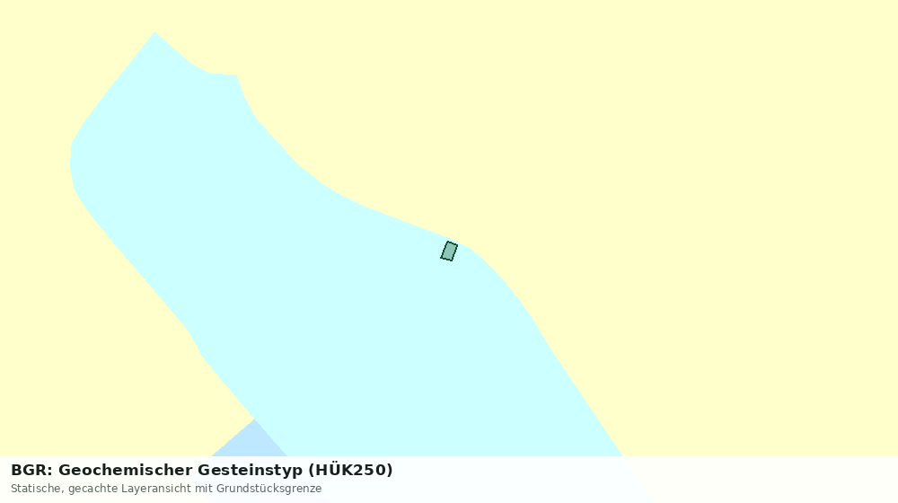 Statische Kartenansicht: BGR: Geochemischer Gesteinstyp (HÜK250)