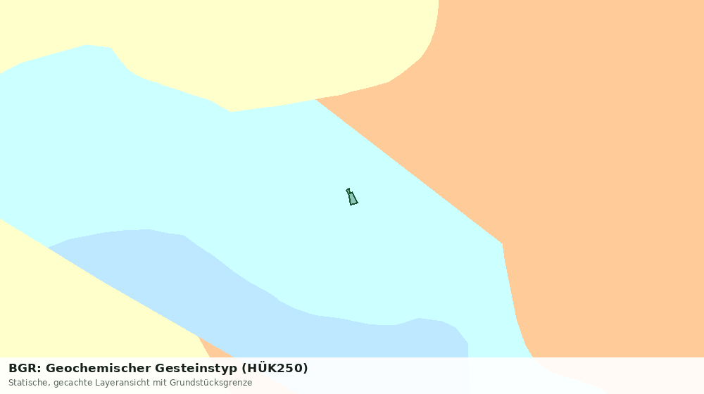 Statische Kartenansicht: BGR: Geochemischer Gesteinstyp (HÜK250)