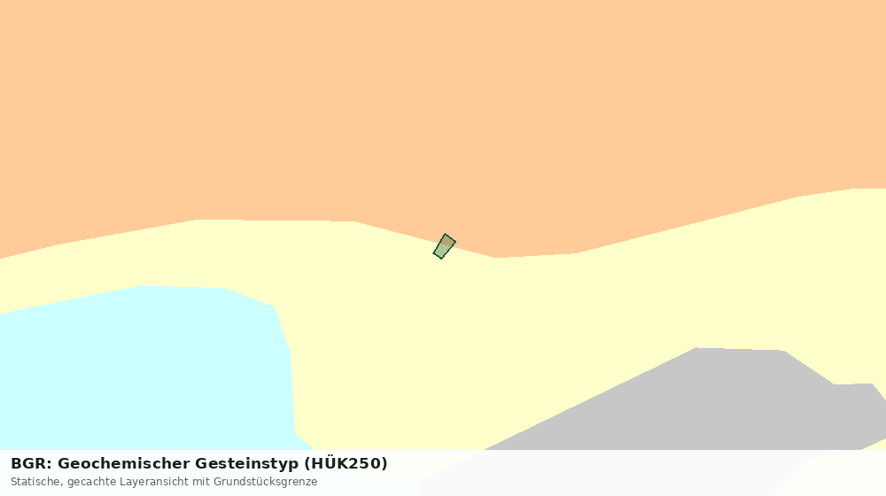 Statische Kartenansicht: BGR: Geochemischer Gesteinstyp (HÜK250)