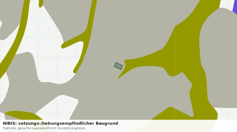 Statische Kartenansicht: NIBIS: setzungs-/hebungsempfindlicher Baugrund