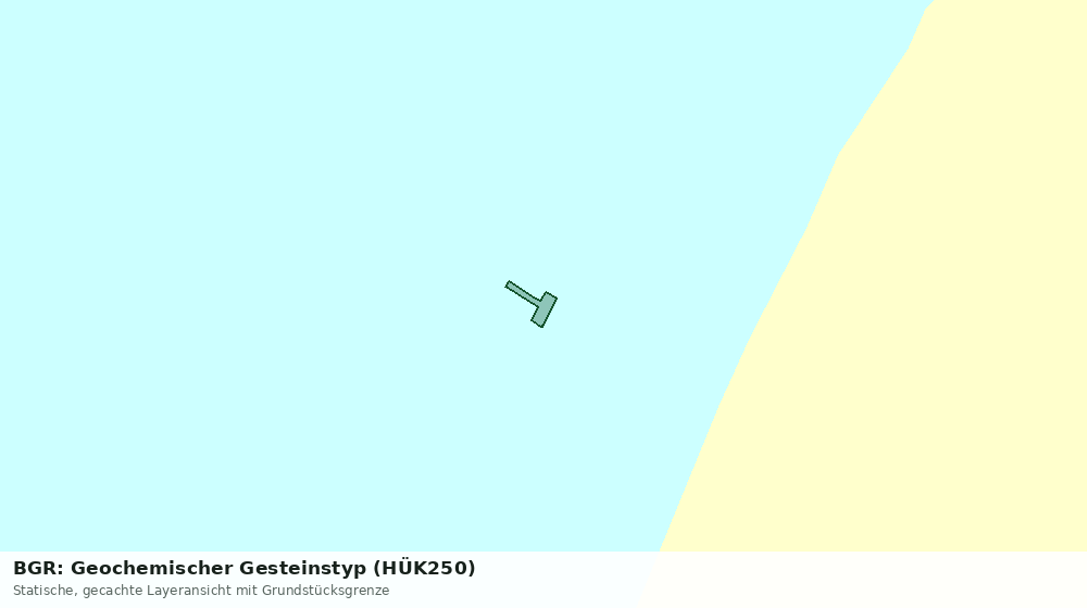 Statische Kartenansicht: BGR: Geochemischer Gesteinstyp (HÜK250)