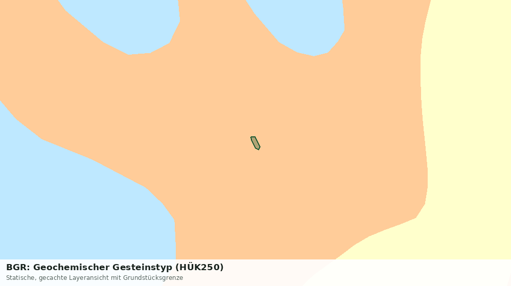 Statische Kartenansicht: BGR: Geochemischer Gesteinstyp (HÜK250)