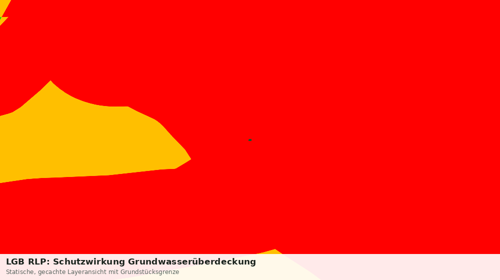 Statische Kartenansicht: LGB RLP: Schutzwirkung Grundwasserüberdeckung