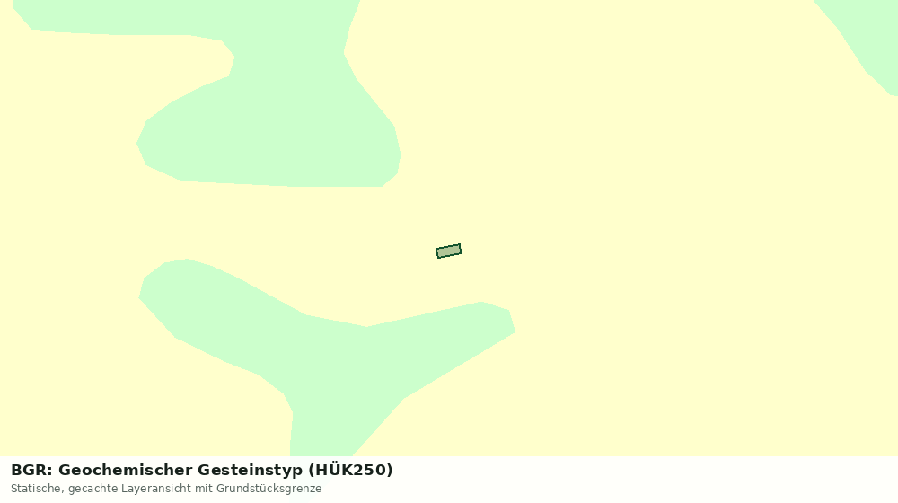 Statische Kartenansicht: BGR: Geochemischer Gesteinstyp (HÜK250)