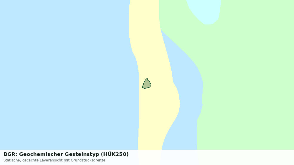 Statische Kartenansicht: BGR: Geochemischer Gesteinstyp (HÜK250)