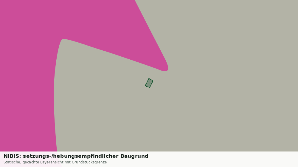 Statische Kartenansicht: NIBIS: setzungs-/hebungsempfindlicher Baugrund