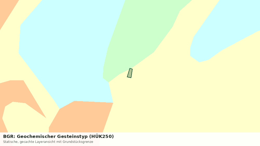 Statische Kartenansicht: BGR: Geochemischer Gesteinstyp (HÜK250)