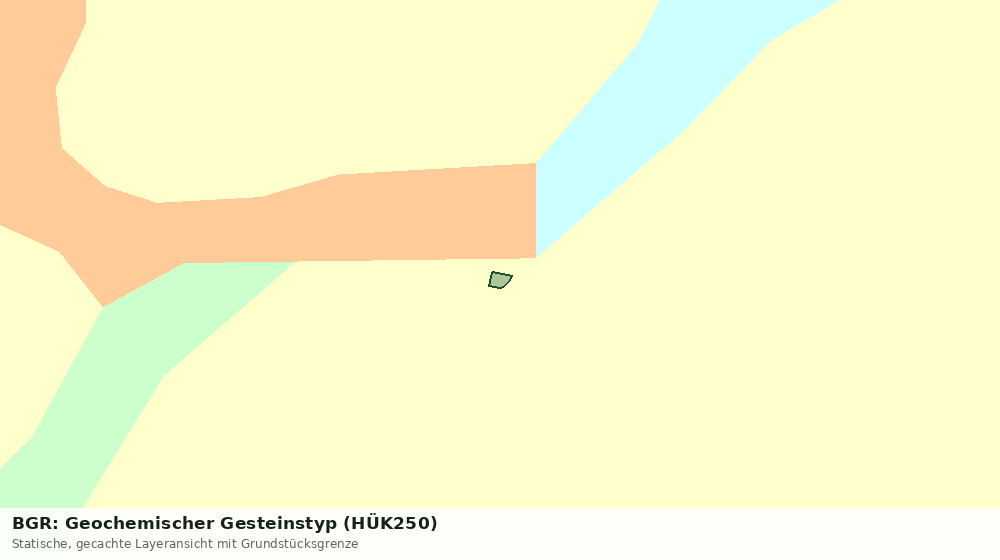 Statische Kartenansicht: BGR: Geochemischer Gesteinstyp (HÜK250)