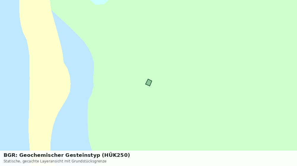 Statische Kartenansicht: BGR: Geochemischer Gesteinstyp (HÜK250)