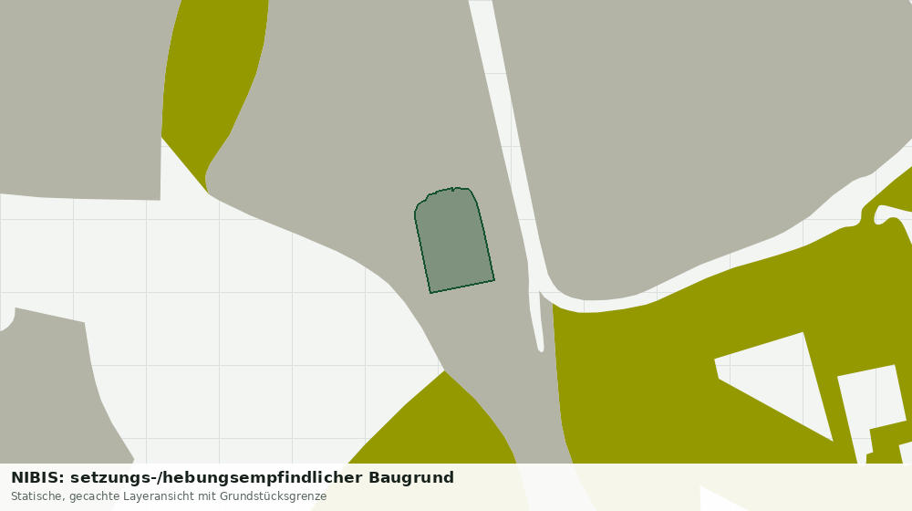 Statische Kartenansicht: NIBIS: setzungs-/hebungsempfindlicher Baugrund